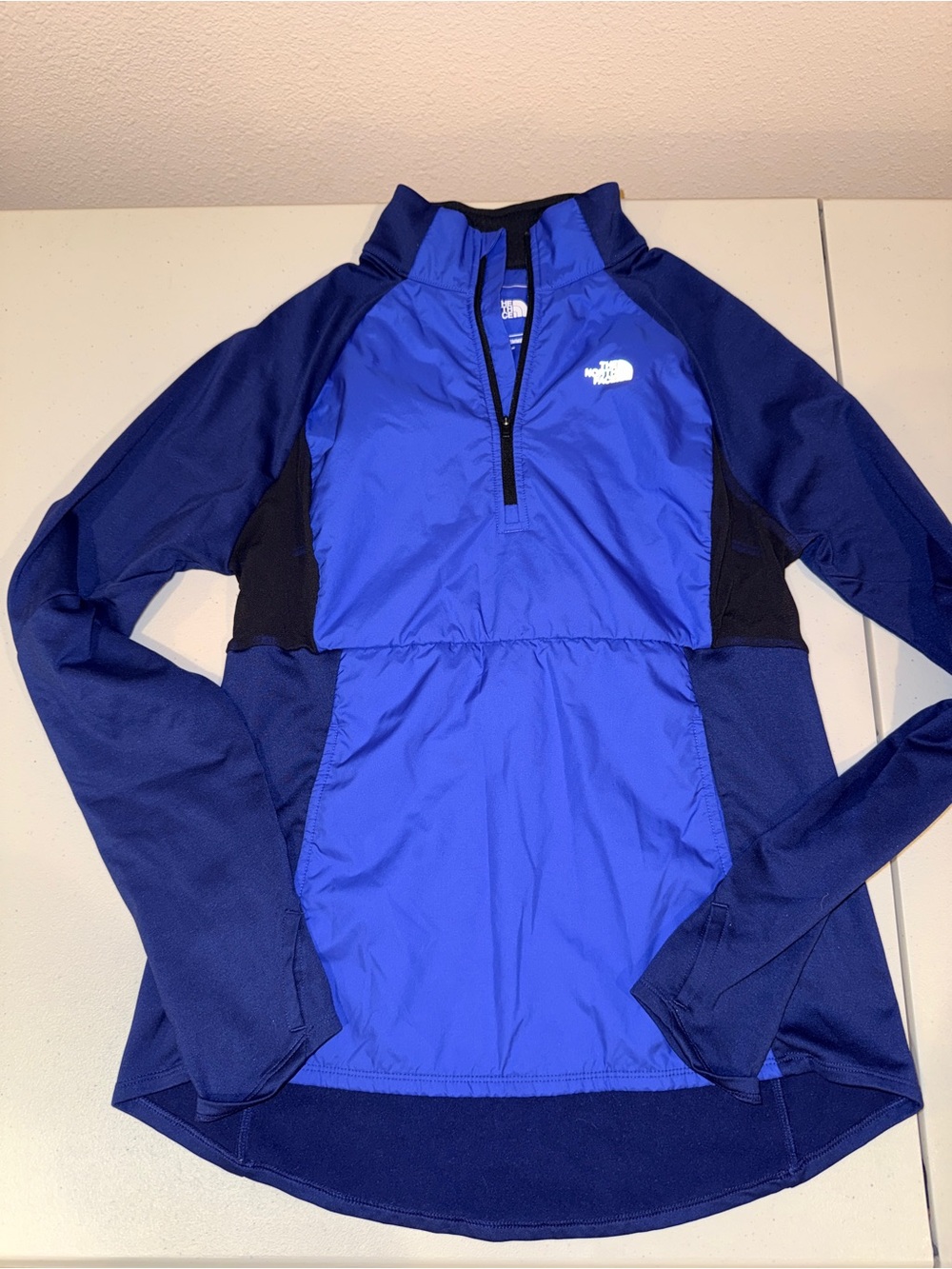 The North Face Women’s Cobalt and Navy Half-Zip Ski Pullover